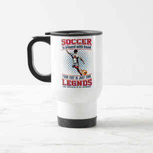 Ich habe mit meinem Kopf Fußball gespielt Reisebecher