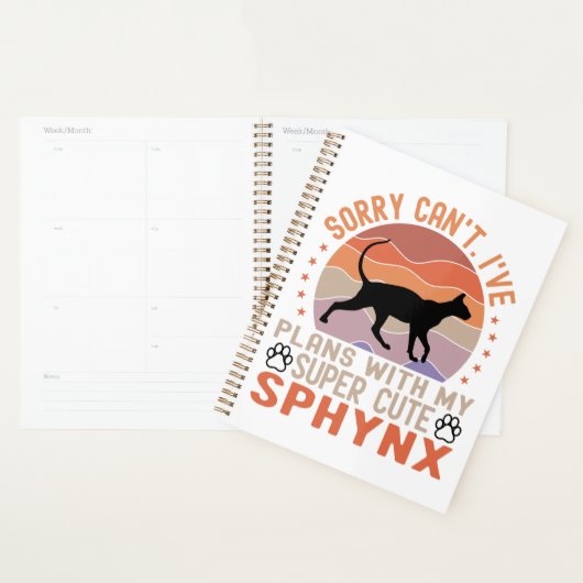 Ich habe mit meiner Sphynx-Katze Pläne Planer (Anzeige)