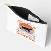 Ich habe mit meiner Sphynx-Katze Pläne Zubehörtasche (Offen)