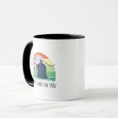 Ich habe Müll auf deinem lustigen Possummermeme Tasse (Vorderseite Links)