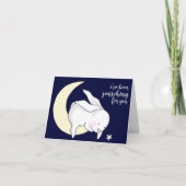 Ich habe nach dir gesucht, blauer Hintergrund Karte (Vorderseite)