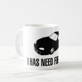 Ich habe Need for Speed Kaffeetasse (Vorderseite Links)