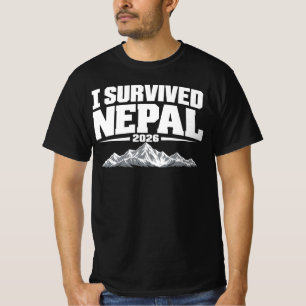 Ich habe Nepal 2026 Himalaya-Abenteuer-Reise T übe T-Shirt