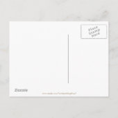 Ich habe neue Adresse Funny Stone Bricks Typografi Ankündigungspostkarte (Rückseite)