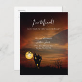 Ich habe neue Adressenmitteilung verschoben, die H Ankündigungspostkarte (Vorne/Hinten)