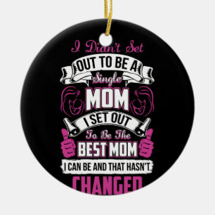 Ich habe nicht als Single-Mama Set, die ich Set ha Keramik Ornament