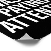 Ich habe nicht auf Spaß und Autismus-Auszeichnunge Poster (Ecke)