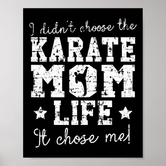 Ich habe nicht das Karate-Mutter-Leben gewählt, es Poster (Vorne)