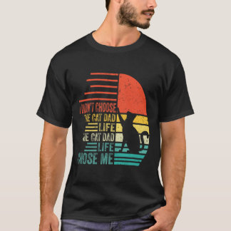 Ich habe nicht das Katzen-Vater-Leben Retro-Vatert T-Shirt
