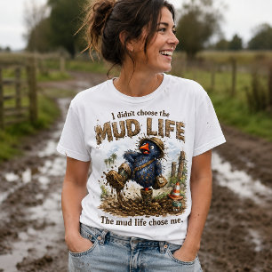 Ich habe nicht das Schlammleben gewählt Whimsical Tri-Blend Shirt