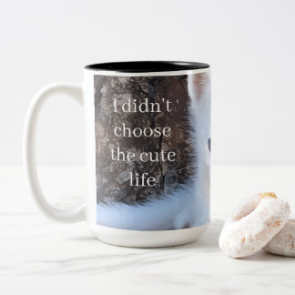 Ich habe nicht das süße Leben gewählt – Lustiger K Zweifarbige Tasse