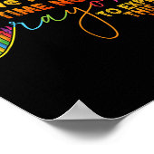 Ich habe nicht die Zeit oder die Crayons lustige S Poster (Ecke)