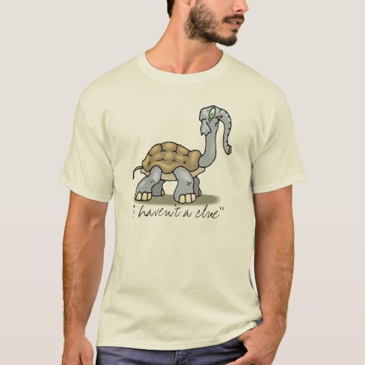 "Ich habe nicht ein Anhaltspunkt" T-Shirt (Vorderseite)