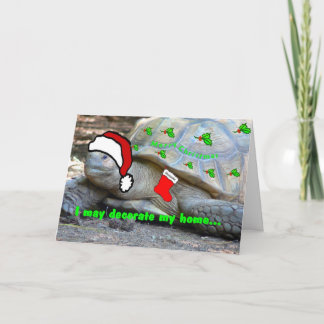 Ich habe nicht einen Kamin, Sankt! Feiertagskarte