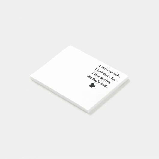 Ich habe nicht Enten Post-it Klebezettel (angewinkelt)