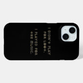 Ich habe nicht für Beute gespielt. Case-Mate iPhone Hülle (Rückseite (Horizontal))