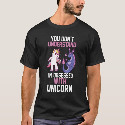 Ich habe nicht für Dragon & Unicorn Mythisches Kre T-Shirt (Vorderseite)