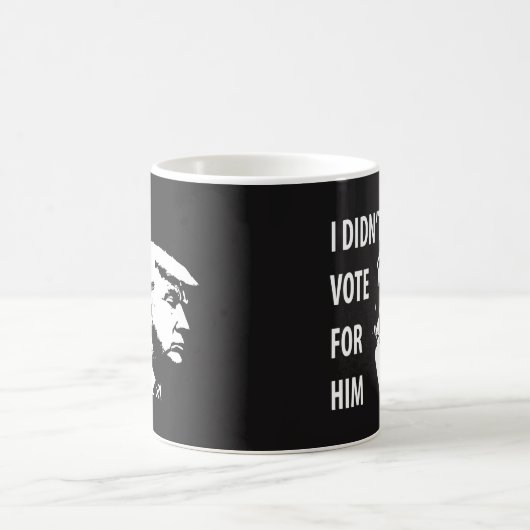 Ich habe nicht für Trump gestimmt Kaffeetasse (Mittel)