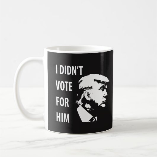 Ich habe nicht für Trump gestimmt Kaffeetasse (Links)