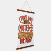 Ich habe nicht genug wandteppich mit holzrahmen (Gewinkelt)