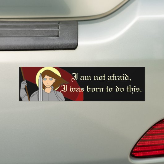 Ich habe nicht - Jeanne d'Arc Angst Autoaufkleber (Auf Auto)