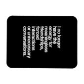 ICH HABE NICHT MEHR DIE ENERGIE FÜR BEDEUTEND FREU MAGNET (Horizontal)