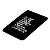 ICH HABE NICHT MEHR DIE ENERGIE FÜR BEDEUTEND FREU MAGNET (Linke Seite)