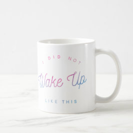 Ich habe nicht so Geweckt wie diese Aquarell-Tasse Kaffeetasse