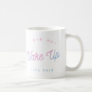Ich habe nicht so Geweckt wie diese Aquarell-Tasse Kaffeetasse
