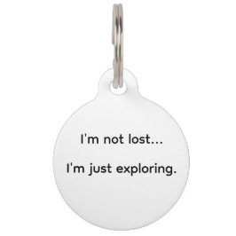 Ich habe nicht verloren, dass ich nur erforsche haustiermarke