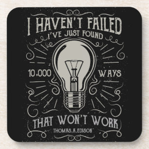 Ich habe nicht versagt, dass ich einfach Wege gefu Getränkeuntersetzer