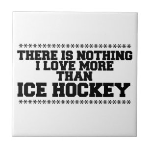 Ich habe nichts mehr als Eishockey Liebe Fliese