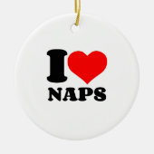 ICH HABE NICKERCHEN KERAMIK ORNAMENT (Vorne)