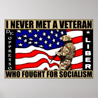 Ich habe nie einen Veteranen getroffen, der für de Poster