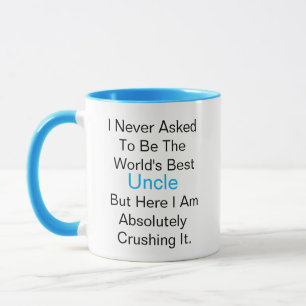 Ich habe nie gefragt, der beste Onkel der Welt zu Tasse