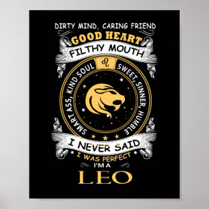 Ich habe nie gesagt, ich sei perfekt, ich bin eine poster