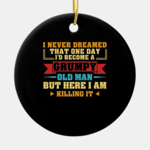 Ich habe nie geträumt, dass eines Tages gruselige  Keramik Ornament