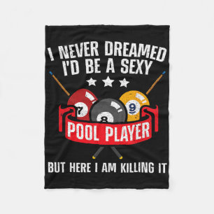 Ich habe nie geträumt, dass ich ein Y Pool Billard Fleecedecke