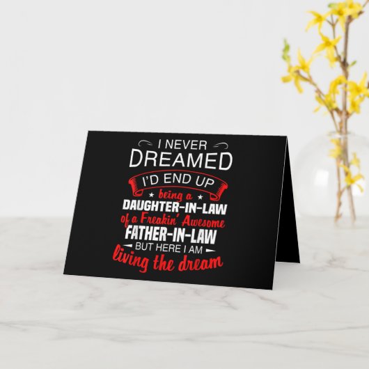 Ich habe nie geträumt, dass ich eine Tochter im Ju Karte (Gelbe Blume)