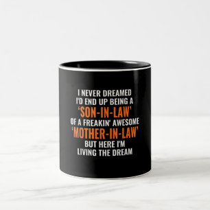 Ich habe nie geträumt, dass ich letztendlich ein  zweifarbige tasse