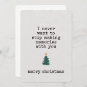 Ich habe nie Gewollt, aufhören, mit dir Erinnerung Einladung (Vorne/Hinten)