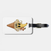 Ich habe niedliches Bananeneis gespalten Gepäckanhänger (Rückseite horizontal)