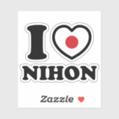 ICH HABE NIHON STICKER [LIEBE] (Blatt)