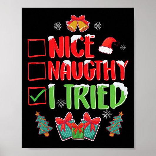 Ich habe Nizza oder Naughty 1 Poster (Vorne)