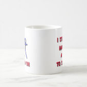 Ich habe noch ein Bein, zum auf Strichmännchen Kaffeetasse (Mittel)