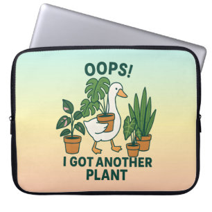 Ich habe noch eine Pflanze Süße dumme Gans Pflanze Laptopschutzhülle
