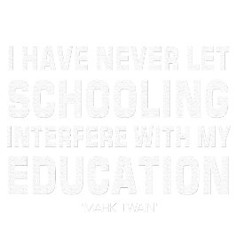 Ich habe noch nie Gelassen, dass Schulbildung die  Sweatshirt