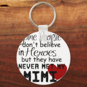 Ich habe noch nie meine Mimi getroffen Schlüsselanhänger (Vorderseite)