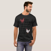 Ich habe nur 10 Hühner Gewollt, aber wenn Gott mic T-Shirt (Vorne ganz)