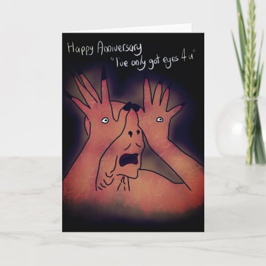 Ich habe nur Augen für dich got Jubiläum Karte (Vorderseite)